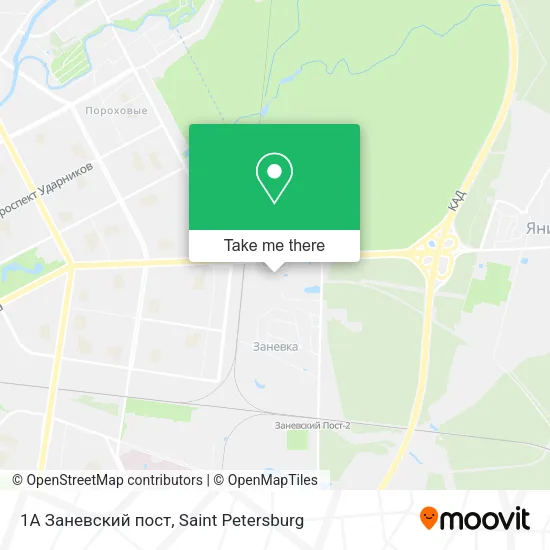 1А Заневский пост map