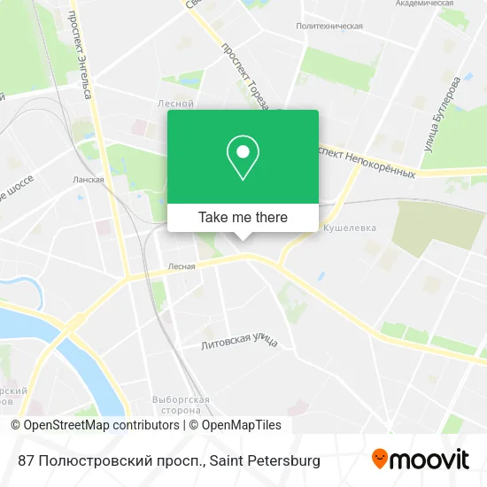 87 Полюстровский просп. map