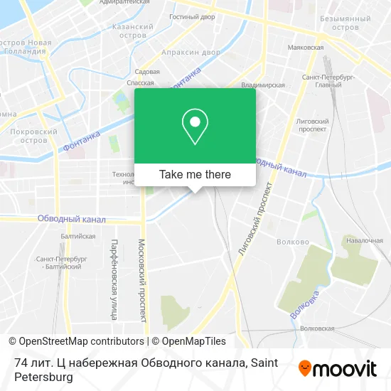 74 лит. Ц набережная Обводного канала map
