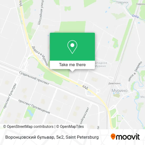 Воронцовский бульвар, 5к2 map