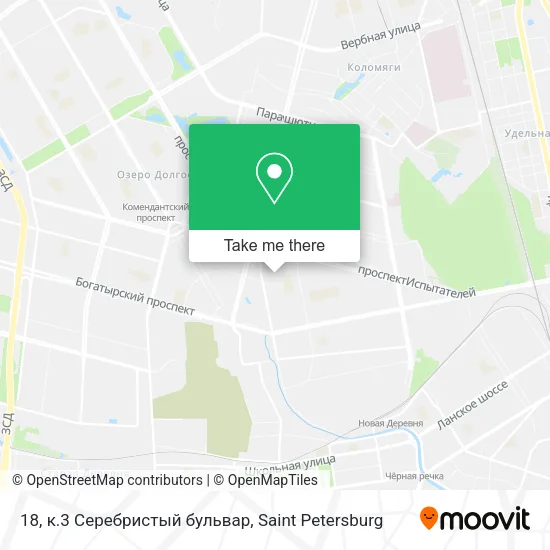 18, к.3 Серебристый бульвар map