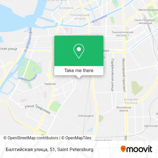 Балтийская улица, 51 map