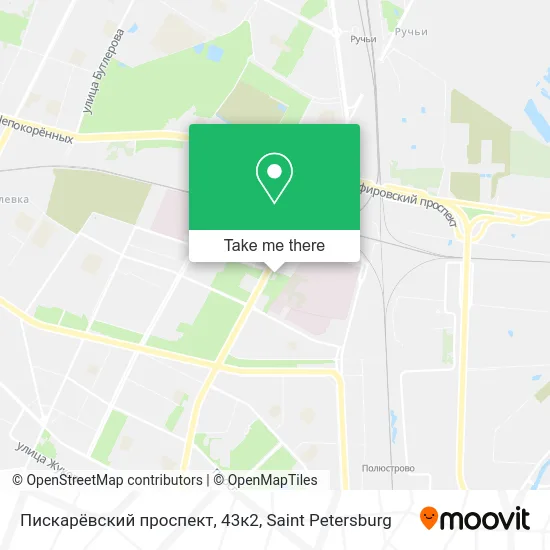 Пискарёвский проспект, 43к2 map