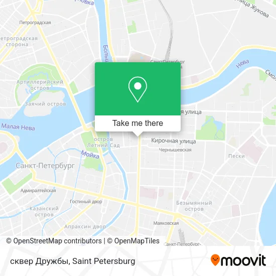 сквер Дружбы map