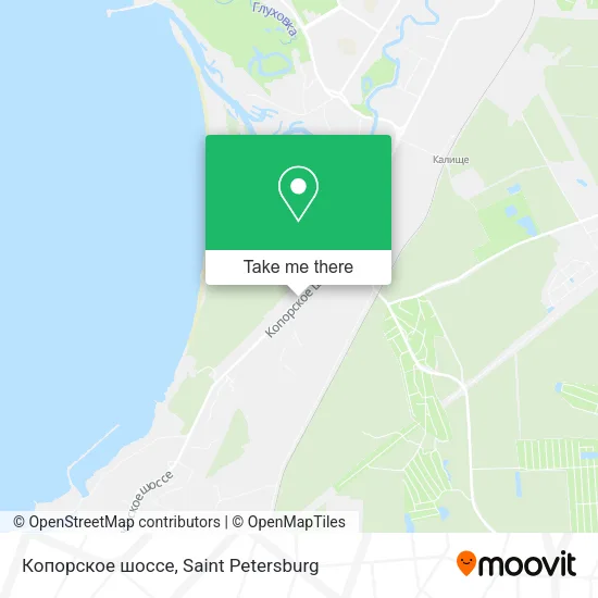 Копорское шоссе map