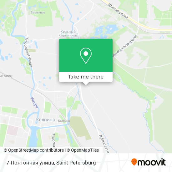 7 Понтонная улица map