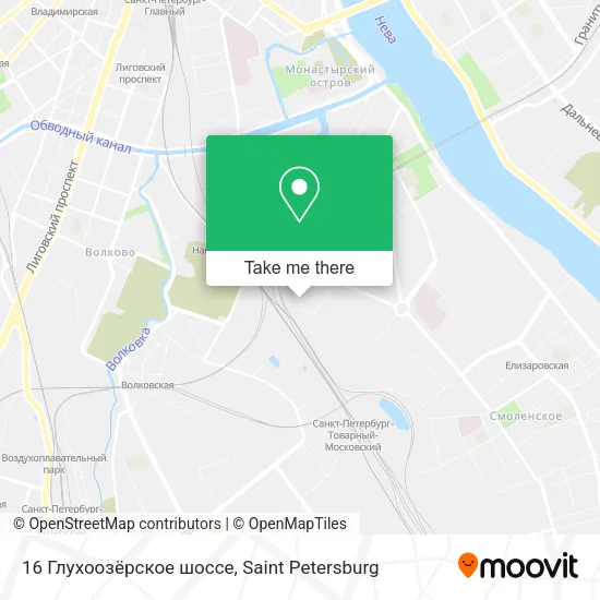 16 Глухоозёрское шоссе map