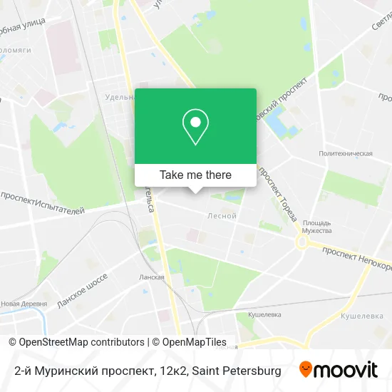 2-й Муринский проспект, 12к2 map