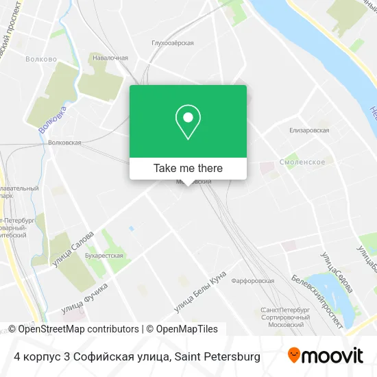 4 корпус 3 Софийская улица map
