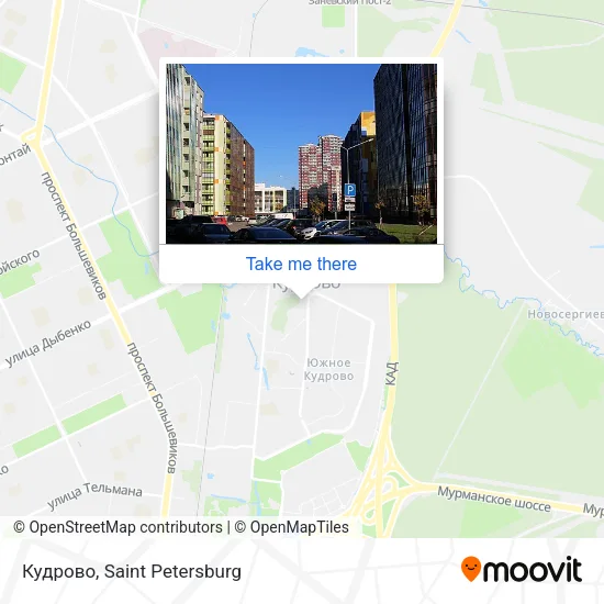 Кудрово map