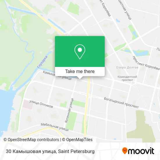 30 Камышовая улица map