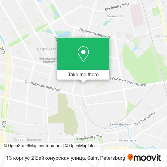 13 корпус 2 Байконурская улица map