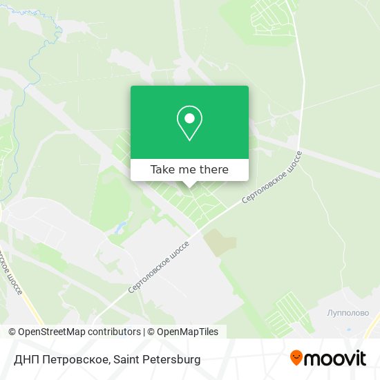 ДНП Петровское map