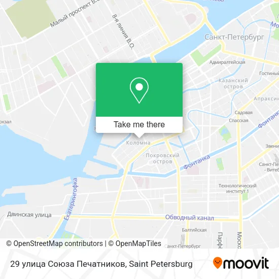 29 улица Союза Печатников map