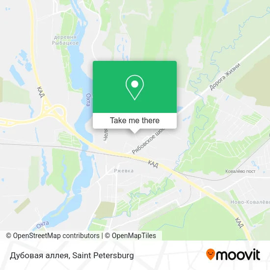 Дубовая аллея map