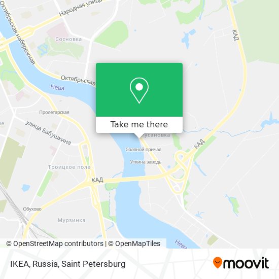 IKEA, Russia map