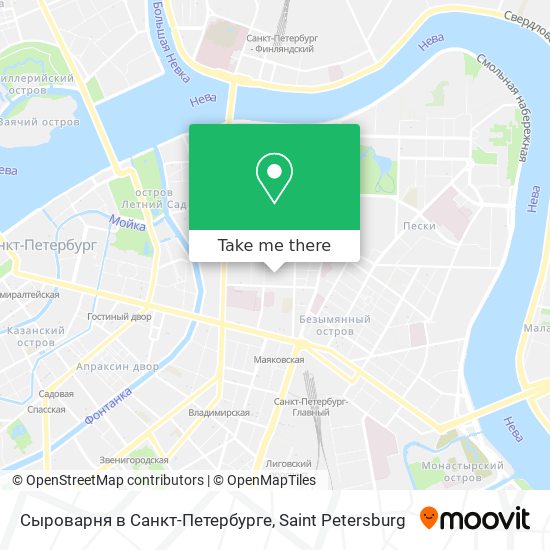Сыроварня в Санкт-Петербурге map