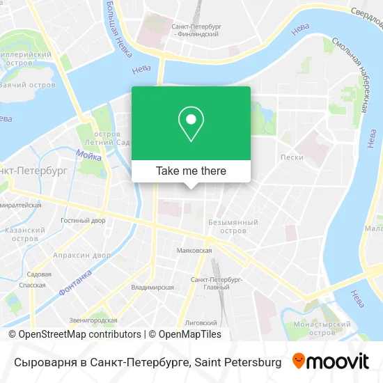 Сыроварня в Санкт-Петербурге map