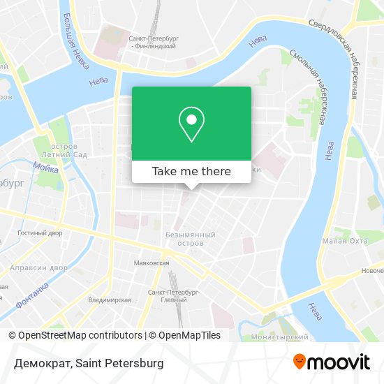 Демократ map