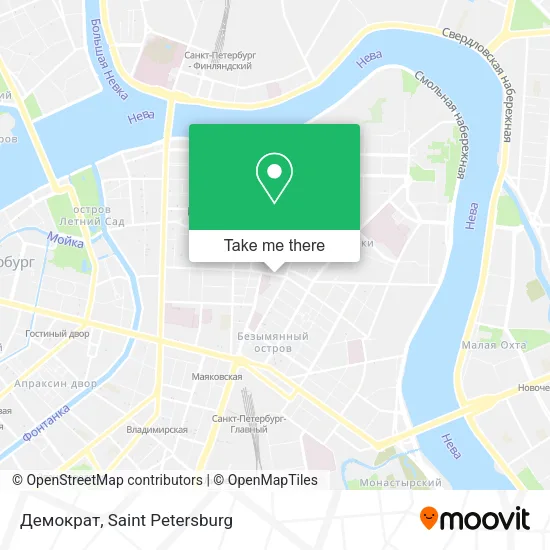 Демократ map