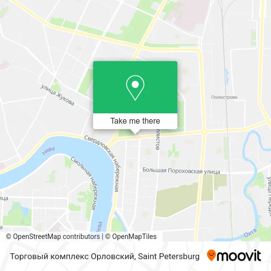 Торговый комплекс Орловский map