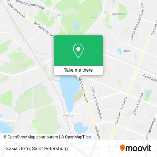 Зима Лето map