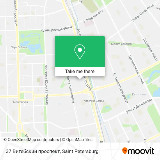 37 Витебский проспект map