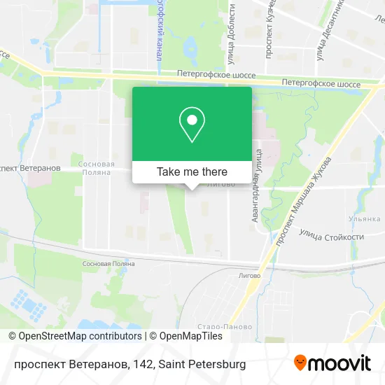 проспект Ветеранов, 142 map