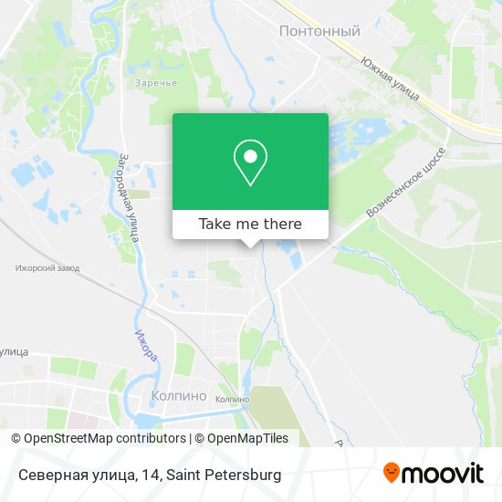 Северная улица, 14 map