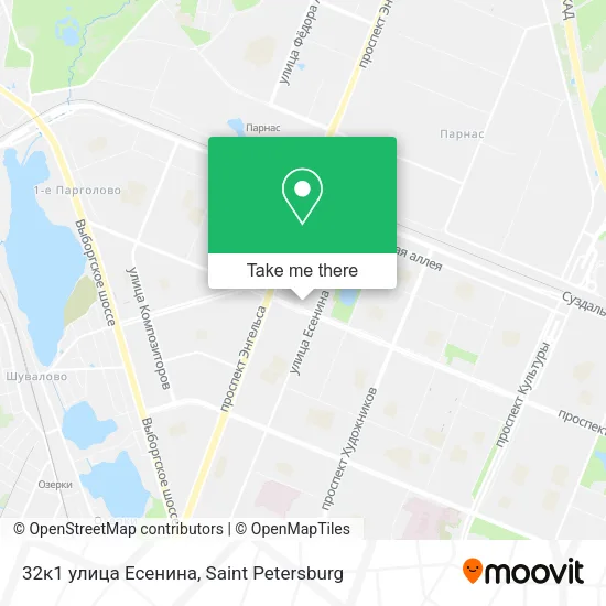 32к1 улица Есенина map