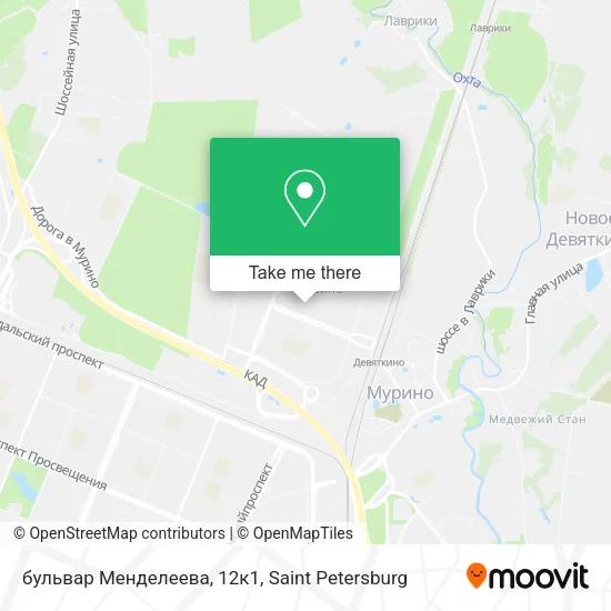 бульвар Менделеева, 12к1 map