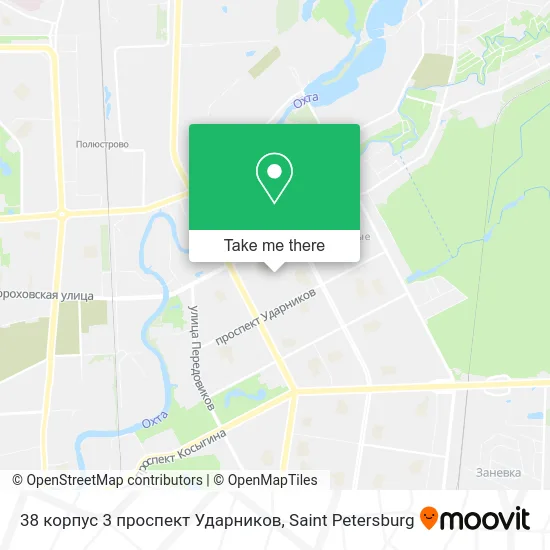 38 корпус 3 проспект Ударников map