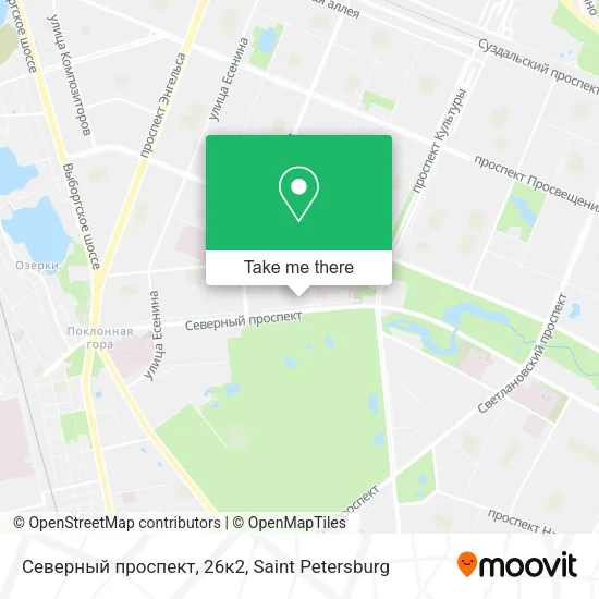 Северный проспект, 26к2 map