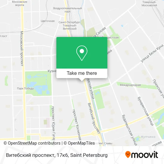 Витебский проспект, 17к6 map