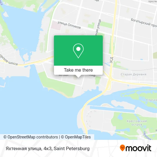 Яхтенная улица, 4к3 map