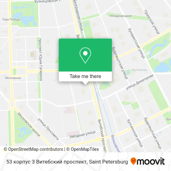 53 корпус 3 Витебский проспект map