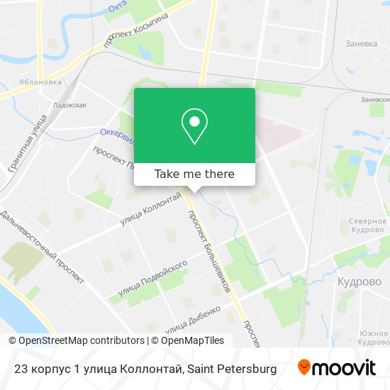 23 корпус 1 улица Коллонтай map