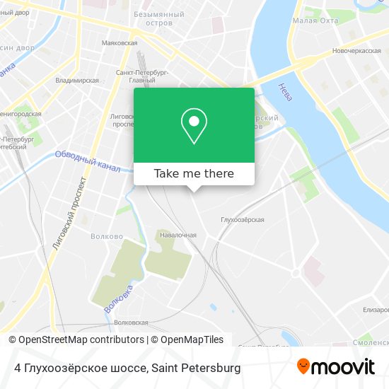 4 Глухоозёрское шоссе map