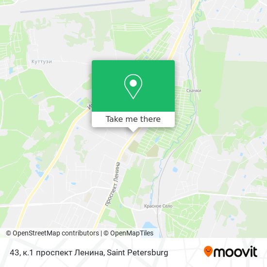 43, к.1 проспект Ленина map