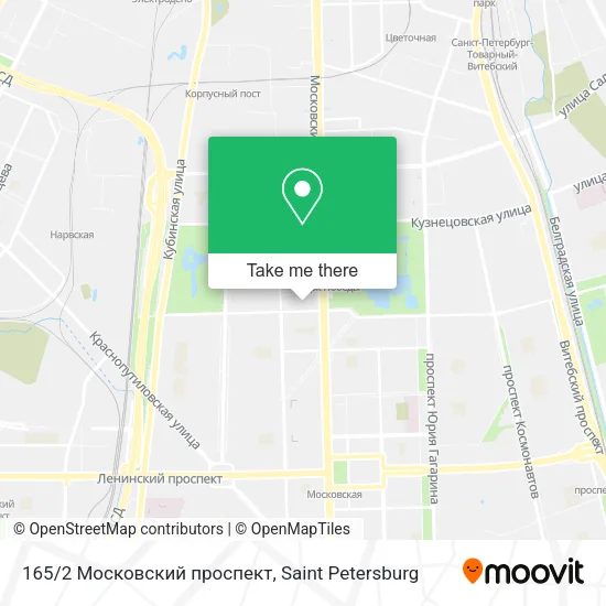 165/2 Московский проспект map
