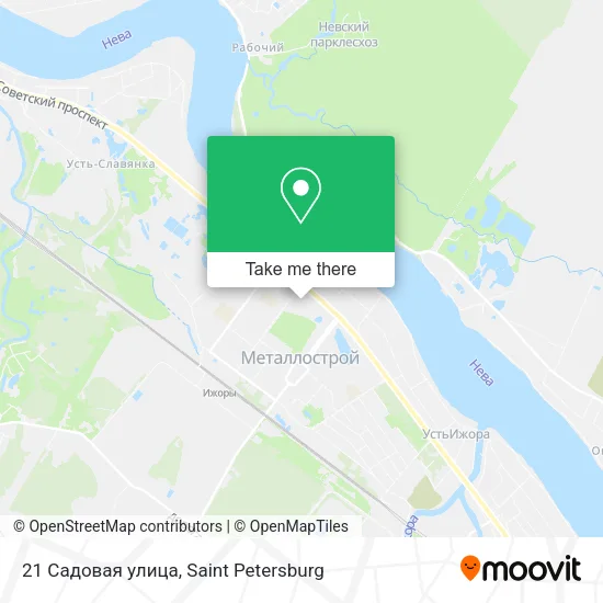 21 Садовая улица map