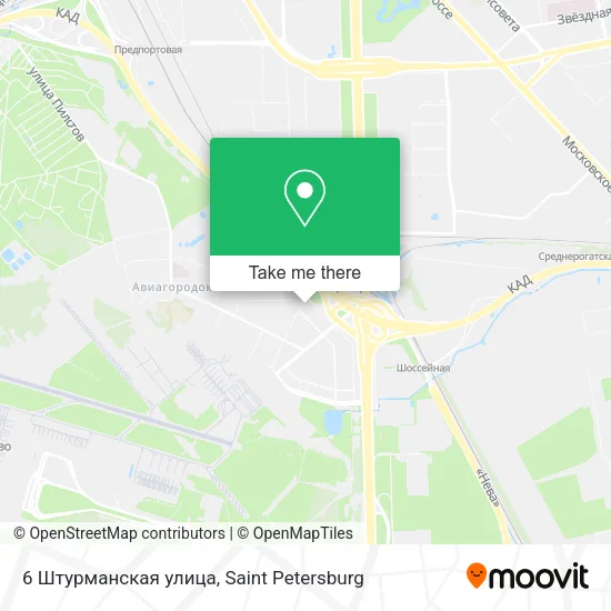 6 Штурманская улица map