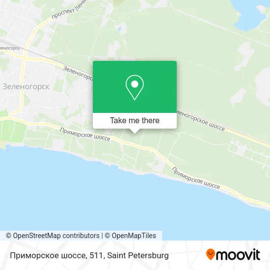 Приморское шоссе, 511 map
