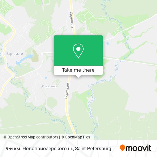 9-й км. Новоприозерского ш. map