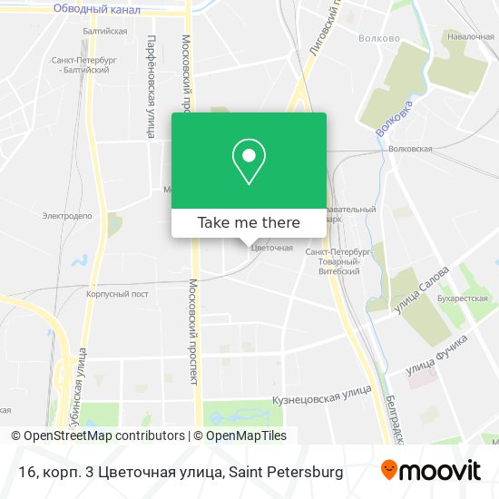 16, корп. 3 Цветочная улица map