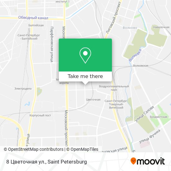 8 Цветочная ул. map