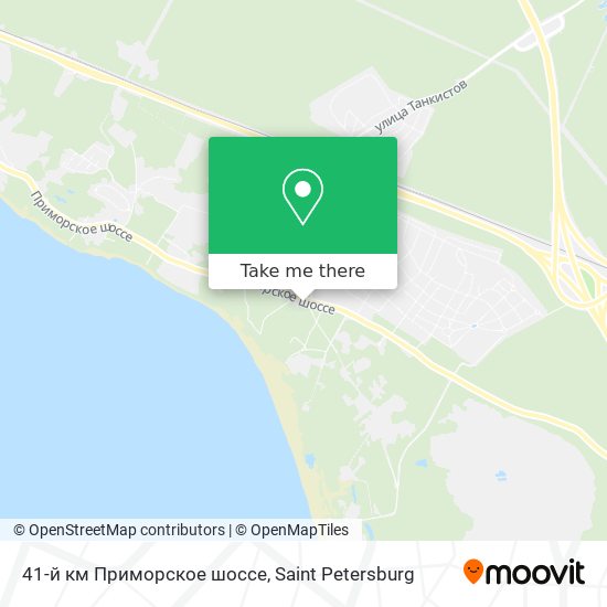 41-й км Приморское шоссе map