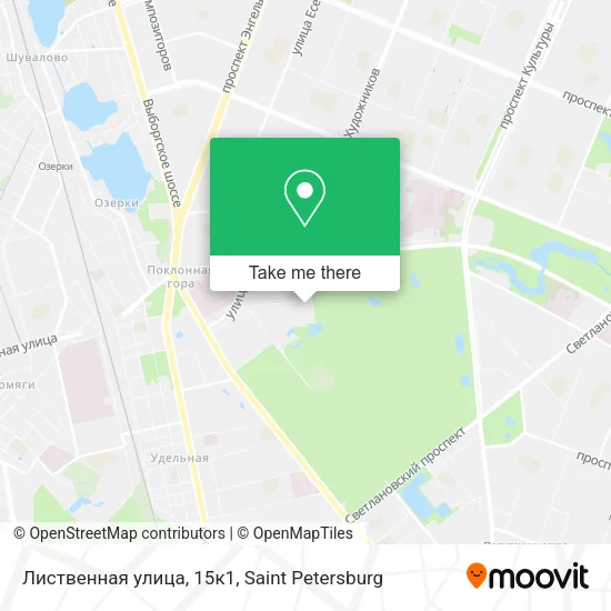 Лиственная улица, 15к1 map