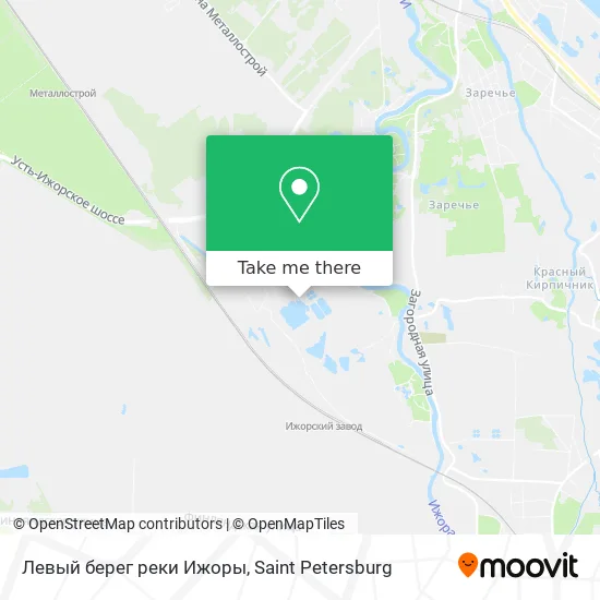 Левый берег реки Ижоры map