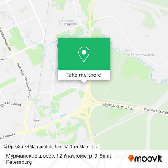 Мурманское шоссе, 12-й километр, 9 map